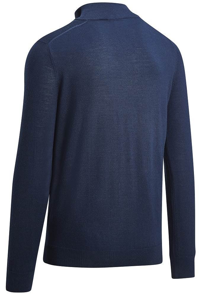 Callaway 1/4 Blended Merino pánsky sveter, navy blue
