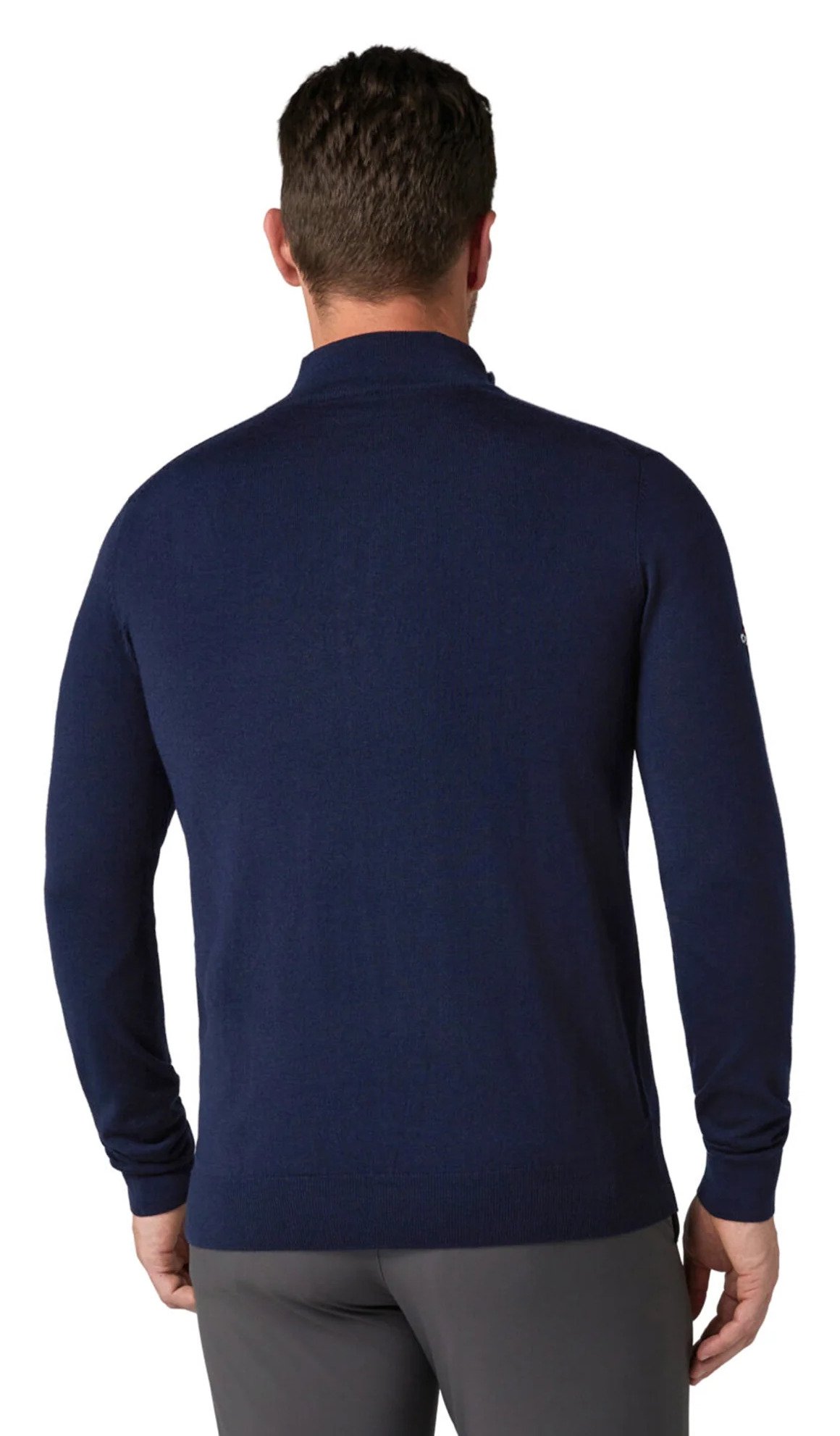 Callaway 1/4 Blended Merino pánsky sveter, navy blue