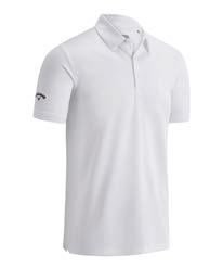 Callaway Swing Tech Solid pánske polo, bright white