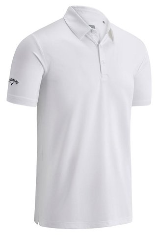 Callaway Swing Tech Solid pánske polo, bright white