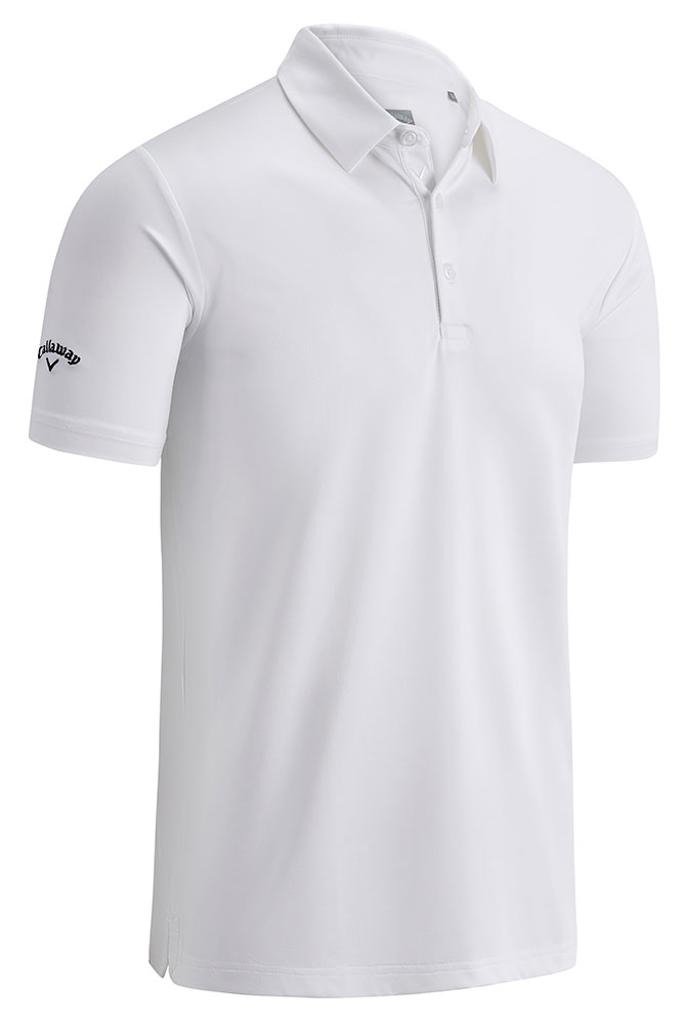 Callaway Swing Tech Solid pánske polo, bright white