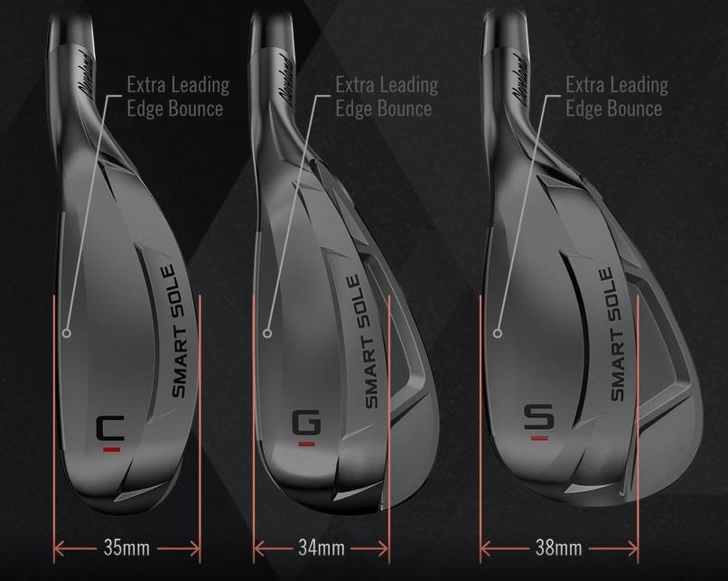 Cleveland Smart Sole 4 Tour Satin pánsky wedge, oceľ