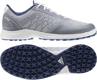 Adidas Alphaflex Sport Spikeless dámske golfové topánky, biela/indigo