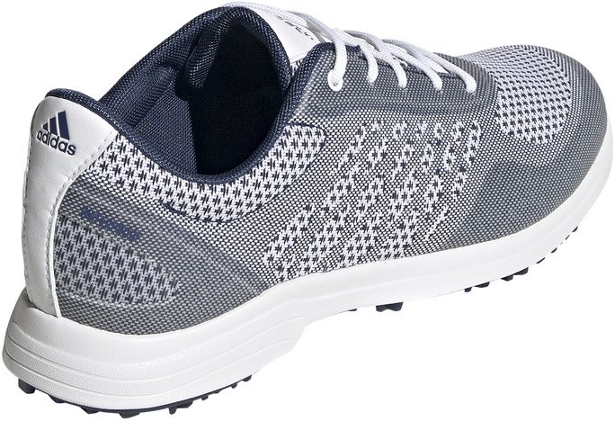 Adidas Alphaflex Sport Spikeless dámske golfové topánky, biela/indigo