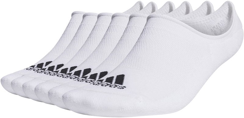 Adidas Low Cut pánske ponožky, biele