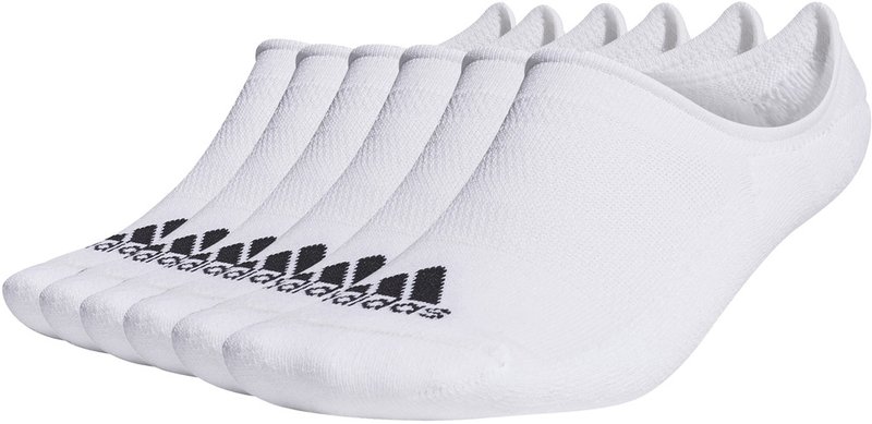 Adidas Low Cut pánske ponožky, biele