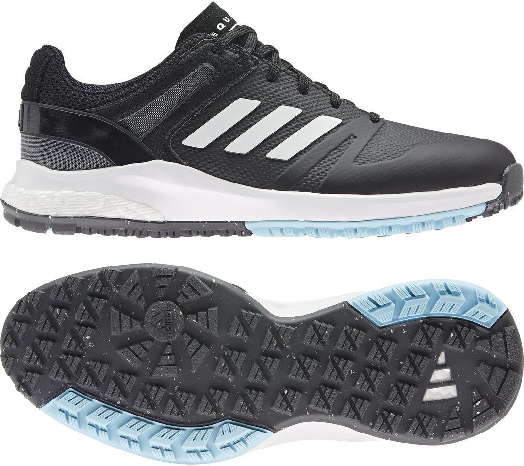 Adidas EQT Spikeless dámske golfové topánky, čierne
