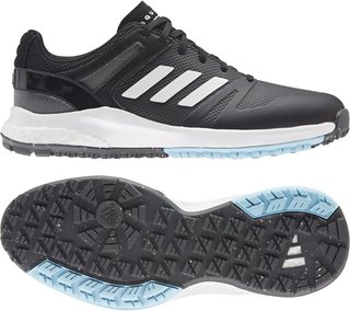 Adidas EQT Spikeless dámske golfové topánky, čierne