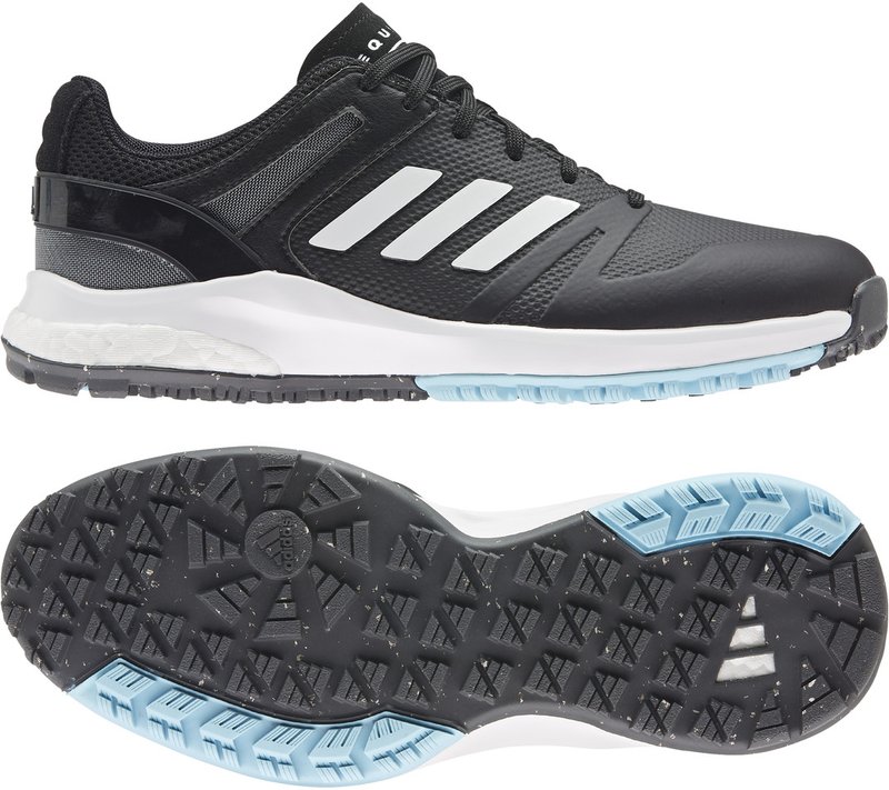 Adidas EQT Spikeless dámske golfové topánky, čierne