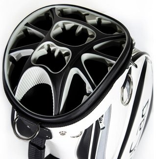 JuCad Pro cart bag, čierno/strieborný