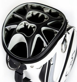 JuCad Pro cart bag, bielo/čierny