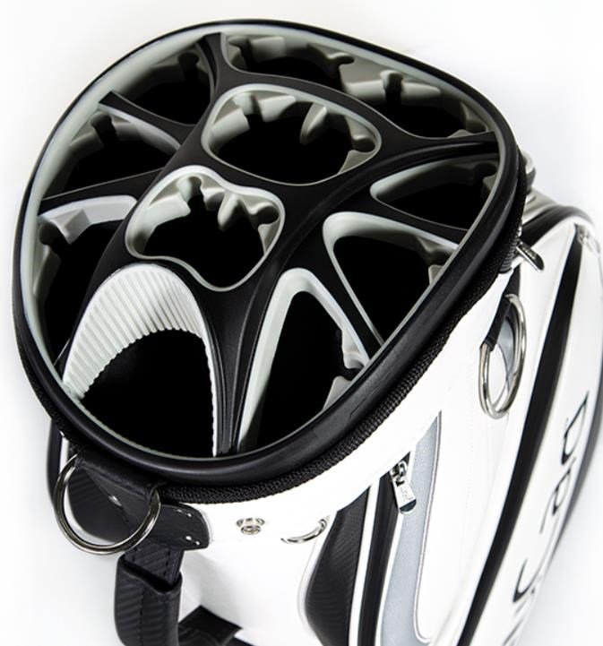 JuCad Pro cart bag, bielo/čierny