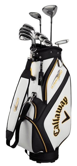 Callaway Warbird 21 pánsky golfový set, oceľ, + cart bag, biely