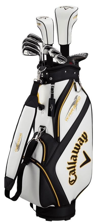 Callaway Warbird 21 pánsky golfový set, oceľ, + cart bag, biely