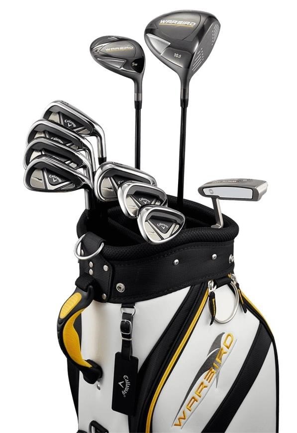 Callaway Warbird 21 pánsky golfový set, oceľ, + cart bag, biely