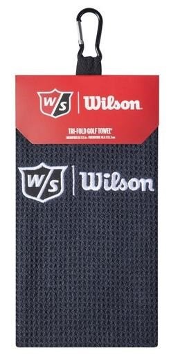 Wilson Staff Tri Fold ručník, čierny