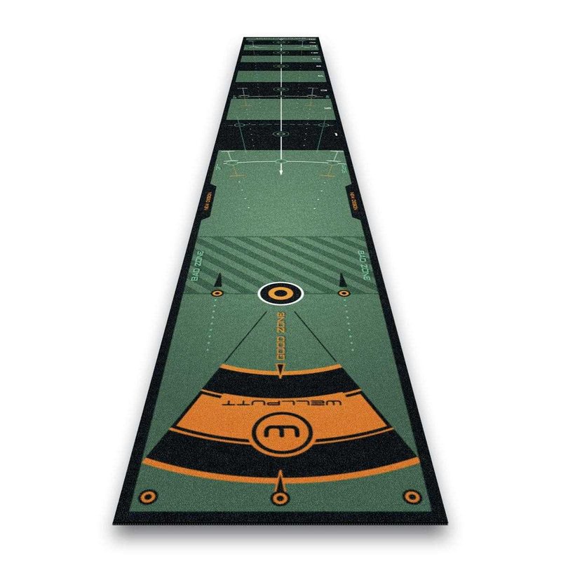 Wellputt Putting Mat - CLASSIC 13FT (4m), speed 10-11,5ft, zelená