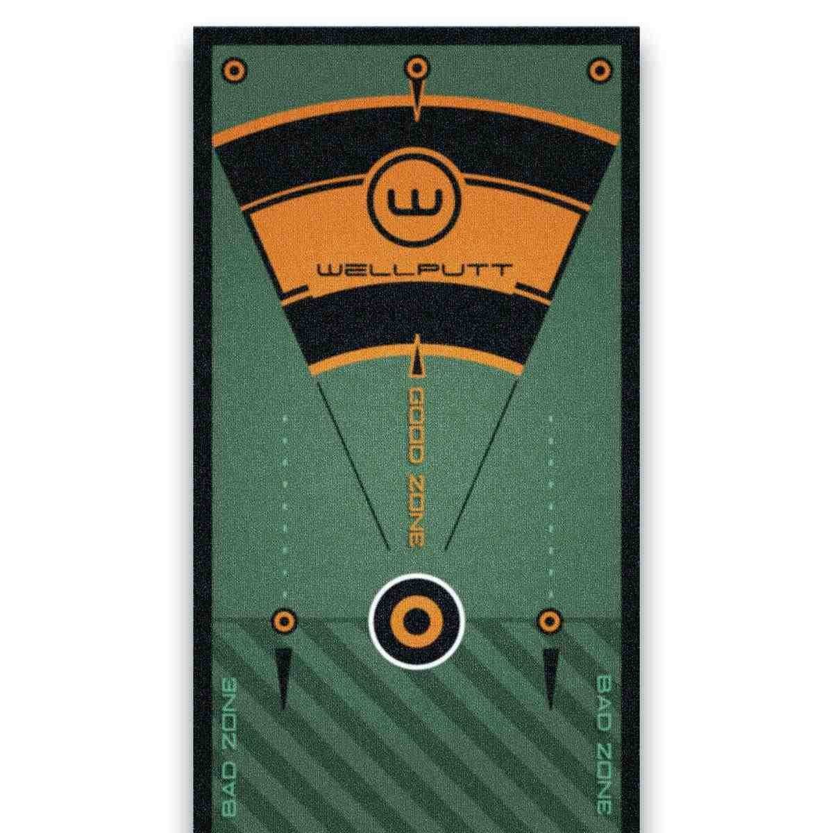 Wellputt Putting Mat - CLASSIC 13FT (4m), speed 10-11,5ft, zelená