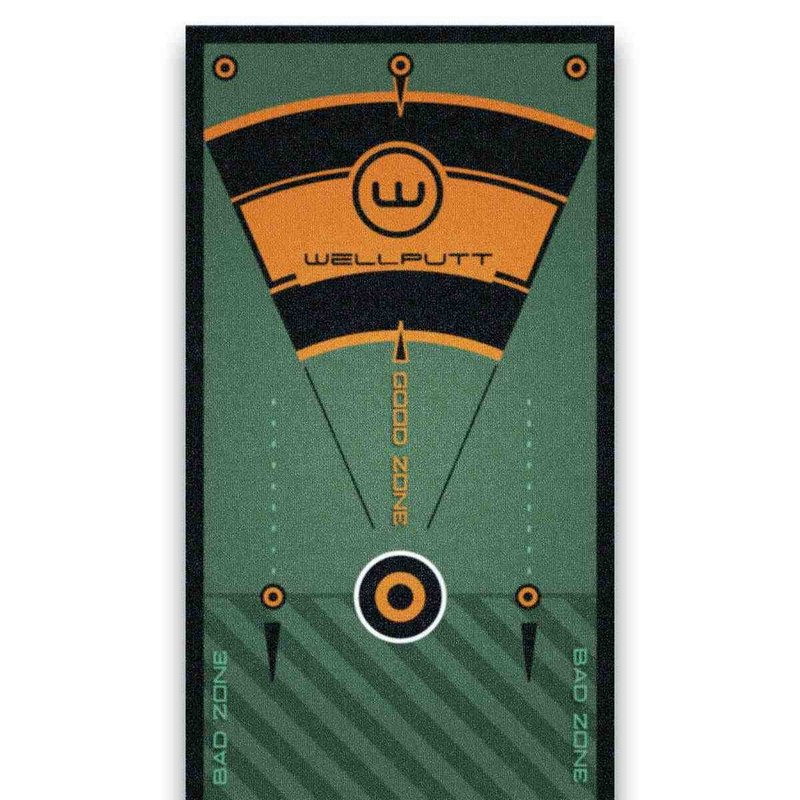 Wellputt Putting Mat - CLASSIC 13FT (4m), speed 10-11,5ft, zelená