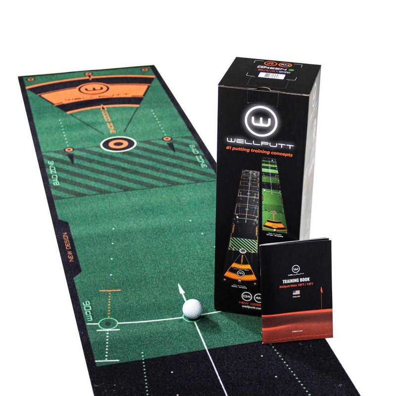 Wellputt Putting Mat - CLASSIC 13FT (4m), speed 10-11,5ft, zelená