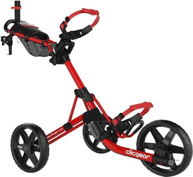 Clicgear M4 manuálny vozík, matná červená