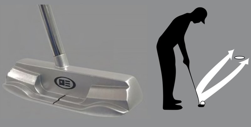 U.S. Kids Golf TS3-57 (145cm) AIM 2 junior putter, 29"