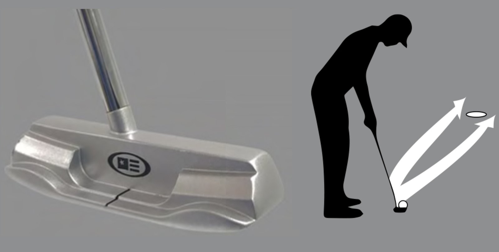 U.S. Kids Golf TS3-51 (130cm) AIM 2 junior putter 26"