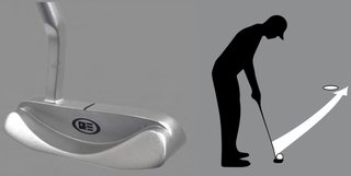U.S. Kids Golf TS3-51 (130cm) AIM 1 junior putter 26"