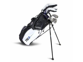 U.S. Kids Golf TS3-54 (137cm) v10 juniorský golfový set, grafit, čierna/biela/fialová + stand bag
