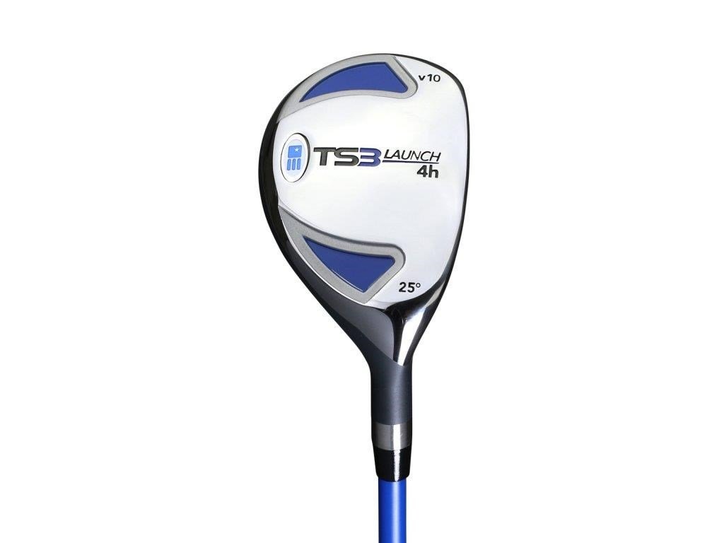 U.S. Kids Golf TS3-54 (137cm) v10 juniorský golfový set, grafit, čierna/biela/fialová + stand bag