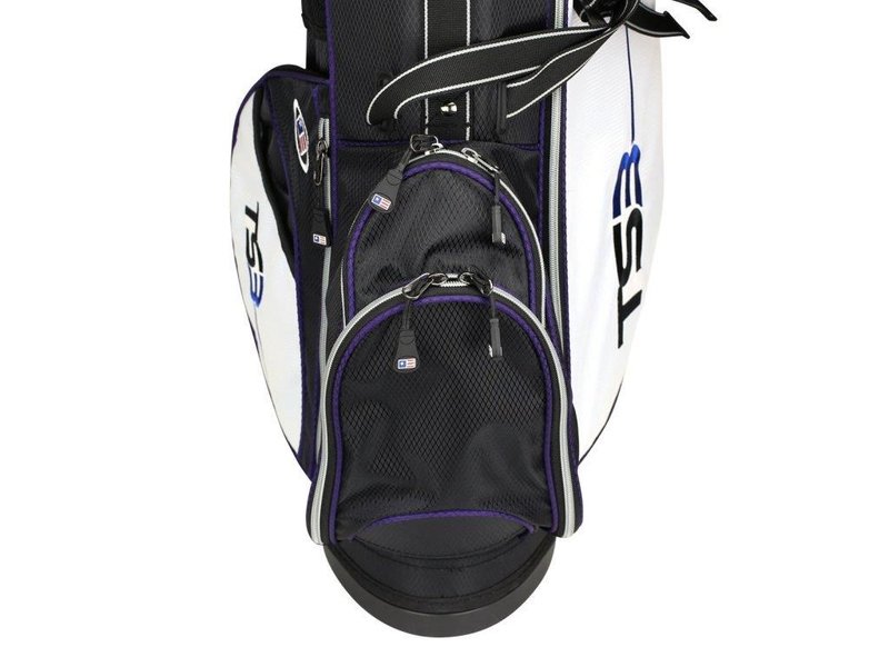 U.S. Kids Golf TS3-54 (137cm) v10 juniorský golfový set, grafit, čierna/biela/fialová + stand bag