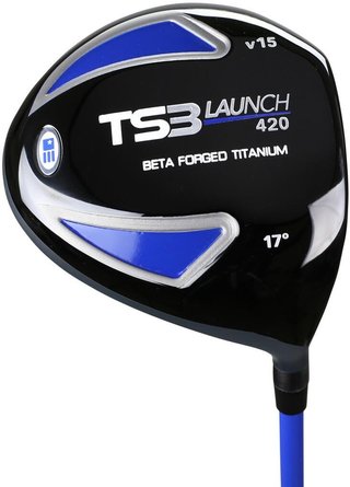 U.S. Kids Golf TS3-51 (130cm) V15 10-Club juniorský golfový set, grafit + stand bag, royal/biela/oranžová