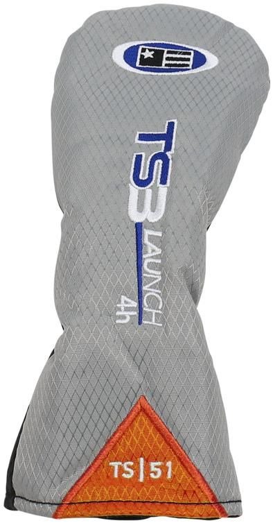 U.S. Kids Golf TS3-51 (130cm) V15 10-Club juniorský golfový set, grafit + stand bag, royal/biela/oranžová