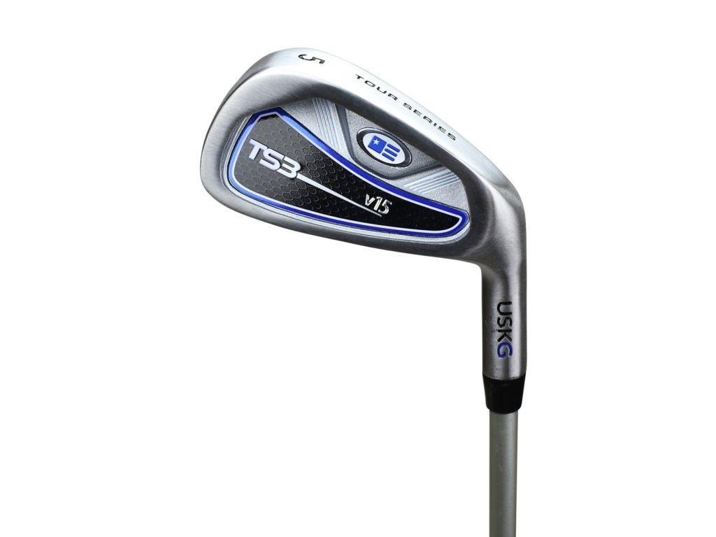 U.S. Kids Golf TS3-51 (130cm) V15 8-Club juniorská železá, grafit