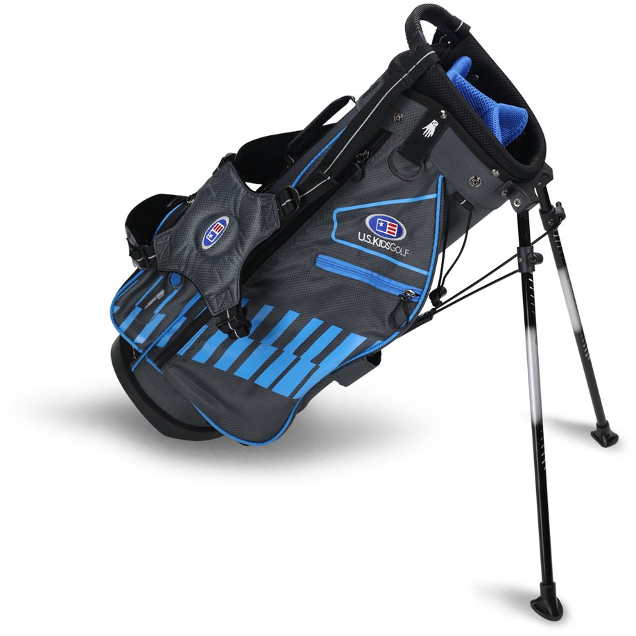 U.S. Kids Golf UL48 (122cm) WT20-S junior stand bag 2022 24.5", sivý/teal