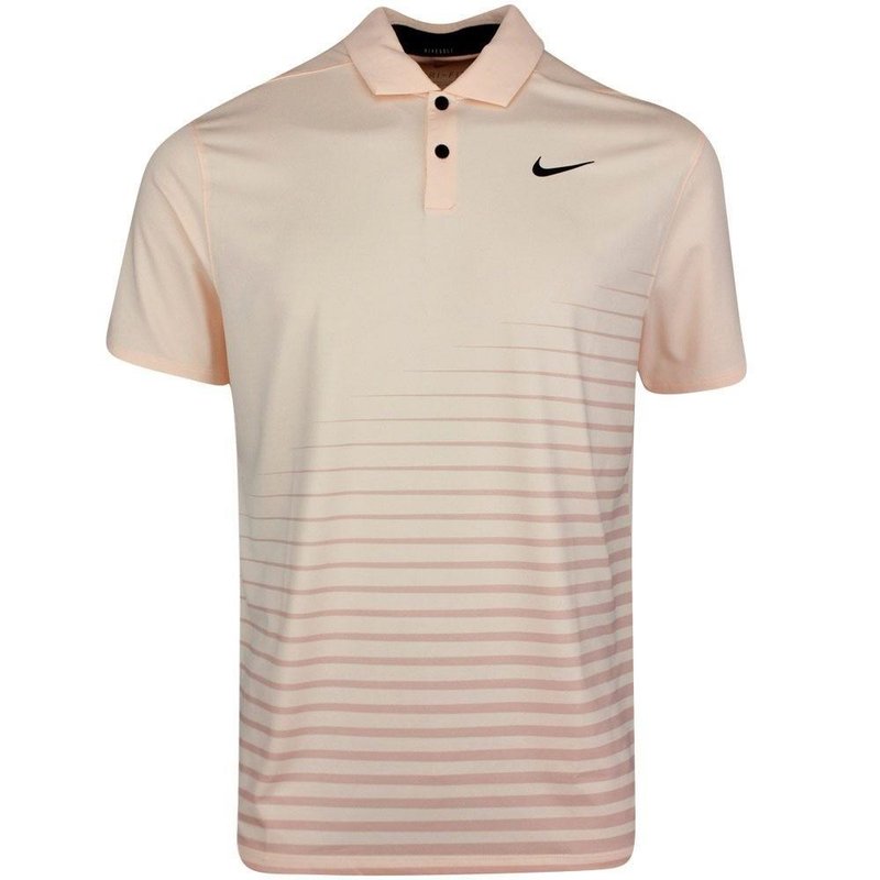 Nike Dry Vapor Stripe Graphic pánske polo, crimson tint