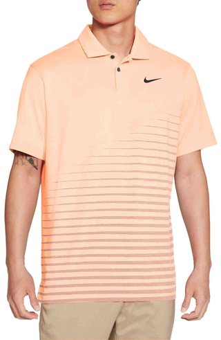 Nike Dry Vapor Stripe Graphic pánske polo, crimson tint