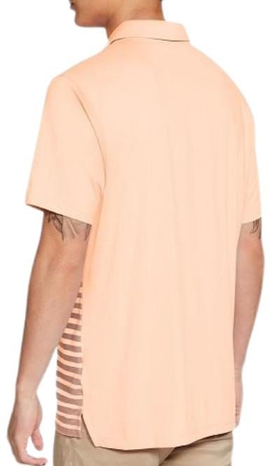 Nike Dry Vapor Stripe Graphic pánske polo, crimson tint
