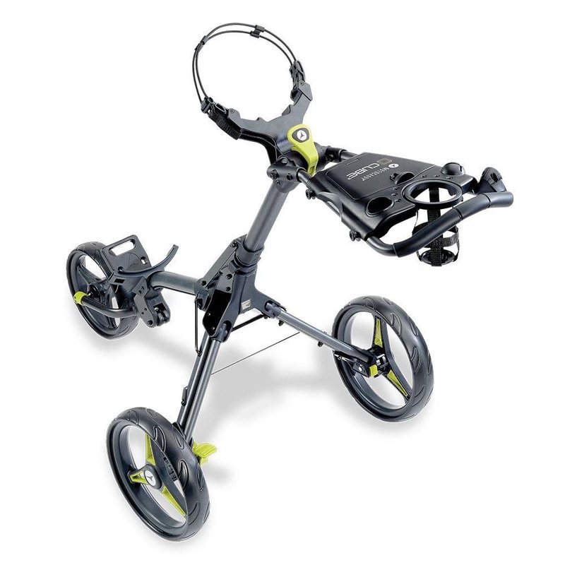 Motocaddy CUBE tlačný vozík, graphite/lime