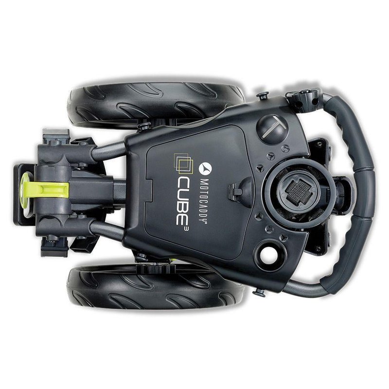 Motocaddy CUBE tlačný vozík, graphite/lime