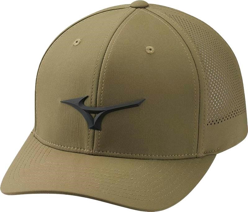 Mizuno Tour Vent Adjustable golfová šiltovka, tmavo olivová