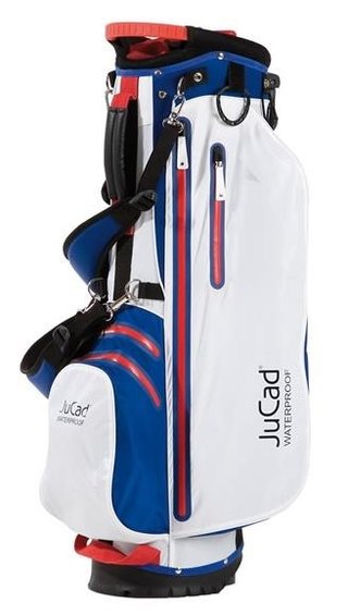 JuCad Waterproof 2in1 stand bag, modrá/biela/červená