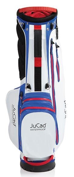 JuCad Waterproof 2in1 stand bag, modrá/biela/červená