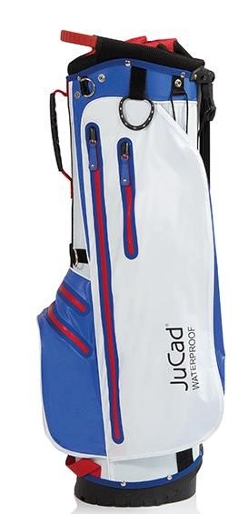 JuCad Waterproof 2in1 stand bag, modrá/biela/červená
