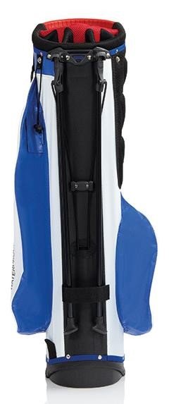 JuCad Waterproof 2in1 stand bag, modrá/biela/červená