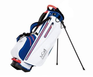 JuCad Waterproof 2in1 stand bag, modrá/biela/červená