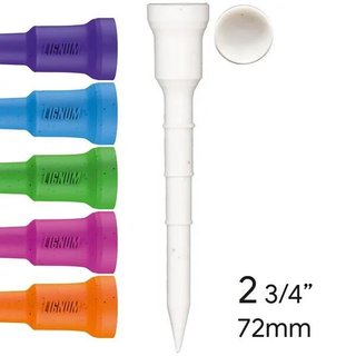 Lignum Tee 72mm (2 3/4") neon mix, 12ks