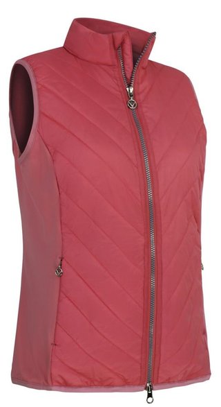 Callaway Lightweight Quilted dámska vesta, geranium