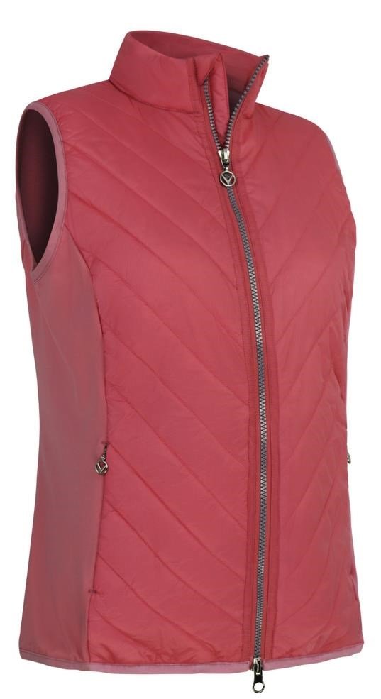Callaway Lightweight Quilted dámska vesta, geranium