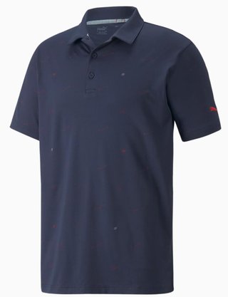 Puma Cloudspun Love pánske polo, navy blazer/ski patrol